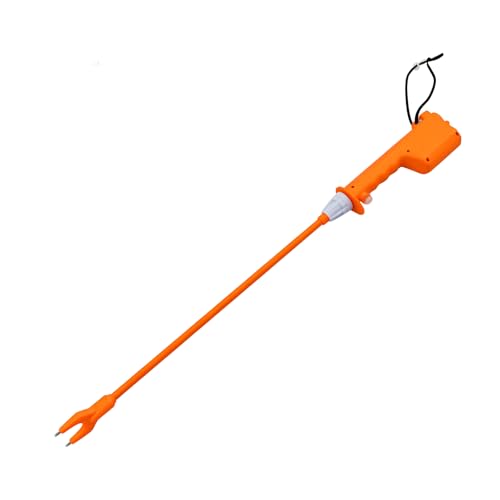 Waterproof Electric Livestock Prod 5000mAh Rechargeable, 35.82 Inch Cattle Prod Stick for Farm Herding Cattle Pigs Sheep, Ergonomic Animal Management Tool