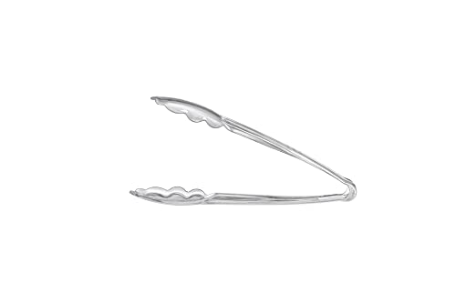 image for [Clear Tongs 7.5'' Inches] Plasticpro 7.5'' Serving Tongs Heavy Duty R
