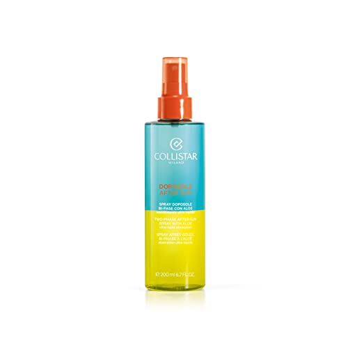 Collistar Zwei-Phasen-After-Sun-Spray mit Aloe, schnell einziehendes After-Sun-Körperöl, erfrischende und abschwellende Wirkung für die Haut, nicht fettend, mit Mandel- und Calendulaöl, 200 ml
