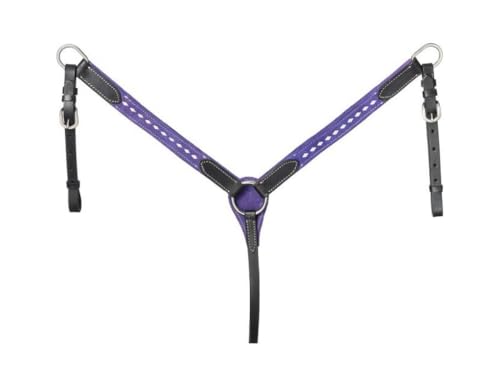 King Series Pony Suede Breastcollar Black