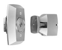 Rixson 998-689 Electromagnetic Door Holder, Wall Mounted, Aluminum Finish