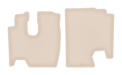 Tapis de sol en velours Mercedes Atego 2 Fortuna beige pour camion 2005-2013