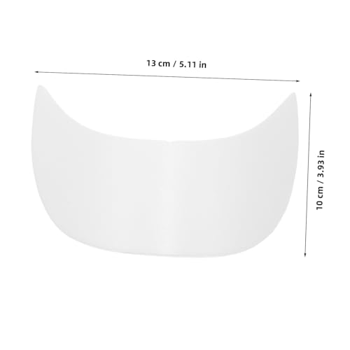 NOLITOY 10pcs Boys and Girls Hat Brim Inserts Visor Hat Shaper Plastic for Baseball Caps White3