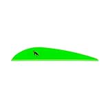 Bohning X-Vanes (Pack of 36), Neon Green, 3-Inch