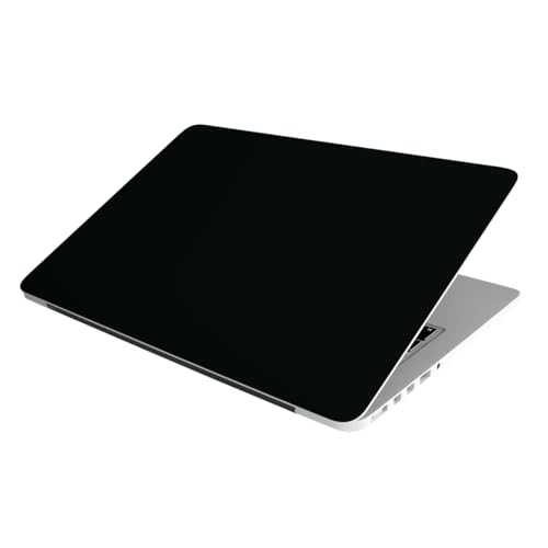 Image of Full Laptop Skin Stickers HD Quality Sticker for Laptops Upto 15.6 inch (Dustproof|Waterproof|Scratchproof|Reusable) - BE BLK FL1