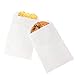 Wax Paper Bags, Glassine Bags 4x6 Inches, 100 Pcs White Paper Cookie Sleeves for Treat