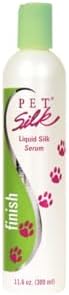 PET SILK Liquid Silk Serum, Leave-in Finishing Spray Conditioner & Detangler, Inused with Silk, Vitmain E & Panthenol Designed for a Shiny, Healthy & Moisturized Skin & Coat (11.6oz) image 4