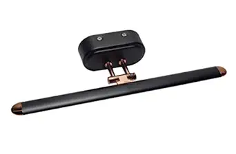 Mufasa 12 Watts Black Body Rose Gold Finish LED Picture Photo Frame Light /Bathroom Dressing Table Light Adjustable Head With 3 Step Light (White,Warm White and Natural White)