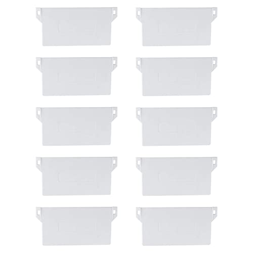 Plastic Base Plate Set Of 10 White Vertical Blind Bottom Weight Slats Accessory Replacement Vertical Blind Slats White #TOP4