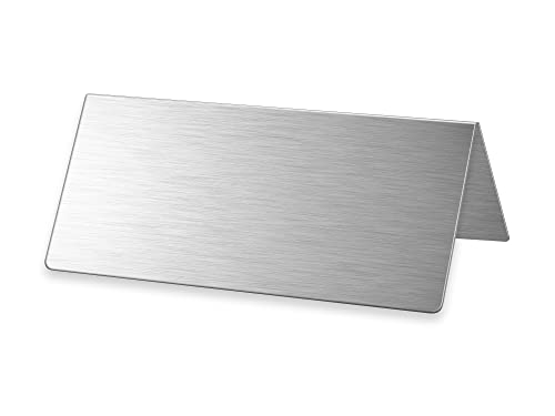 OFFORM DESIGN Chevalets de Table en Acier INOX | 85x40 mm | Neutre | Lot de 5 | No.2665