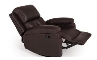 Manual Recliner | 1 Seater Sofa | Single Sofa Recliner | 1 Seater Chair Sofa | Finish Model ABPREC-08-SS