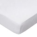 SheetWorld Fitted Cradle Sheet 18 x 36, 100% Cotton Percale - Solid White Woven, Made in USA