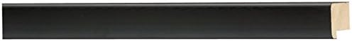 CountryArtHouse Picture Frame Moulding (Wood) 100ft bundle - Contemporary Satin Finish - 1" width - 3/4" rabbet depth