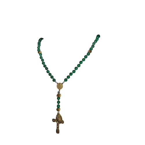 Les Saludo María Collar Rosario de Lucha, Réglable, Acero inoxidable, ninguno