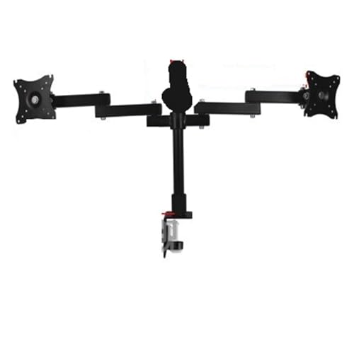 Support moniteur double écran orientable bras long gauche droite ergonomique