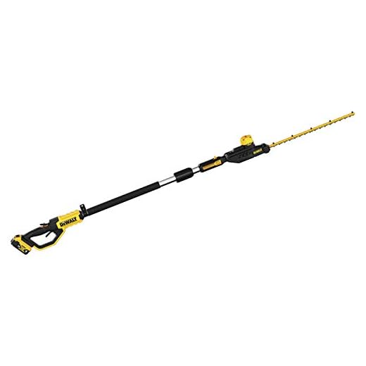DEWALT 20V MAX Hedge Trimmer Kit, Cordless, (1) FLEXVOLT Battery, Charger & Accessories (DCPH820M1)