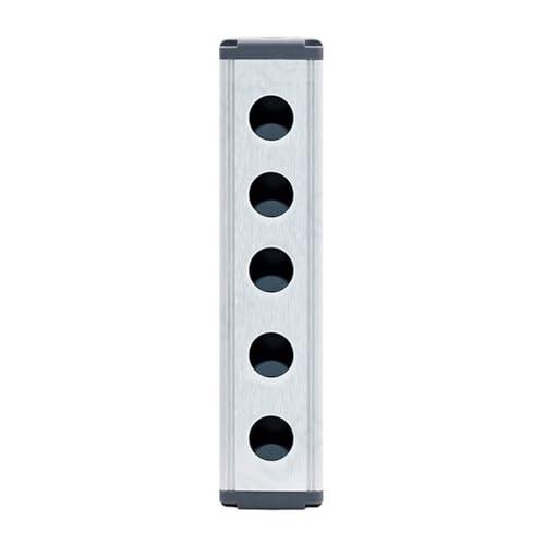 Boîte de commutation étanche en aluminium à 5 trous de 19mm pour l'alimentation extérieure