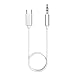Produktbild Adapterkabel Typ-C-Stecker auf dualen -Audio-Stecker Verbindung mit Lautsprecher oder Verstärker Typ-C auf 3,5-mm-Audiokabel Auto-Audio-AUX-Autokabel MuSheng