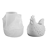 Forme de poule : le moule en résine de poule présente un adorable design de poule avec des détails réalistes et des textures claires, améliorant la beauté de vos projets en résine. En utilisant ce moule, vous pouvez vie à vos créations faites à la main, en créant un décor accrocheur ou des cadeaux qui reflètent la créativité et les efforts dans chaque pièce.