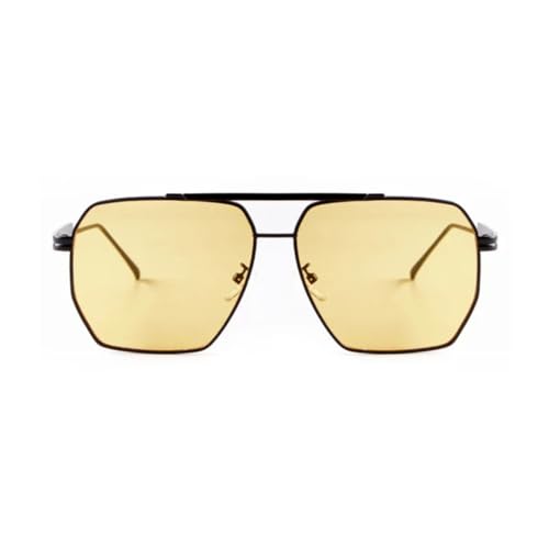 Lunettes de soleil pour homme rétro en alliage avec protection UV400 pour l'été