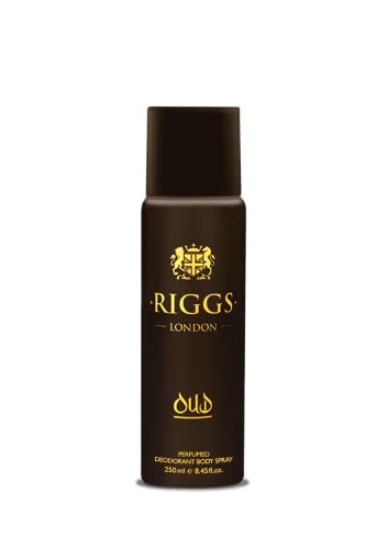 Image of RIGGS LONDON PERFUMED DEODORANT BODY SPRAY 250ML - OUD