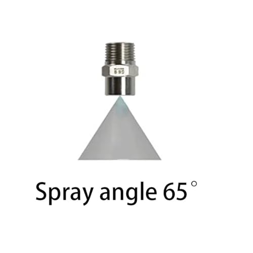 Buse en éventail 3/8 pouce jet plat inox 304 angle 65 atomisation haute pression - 3