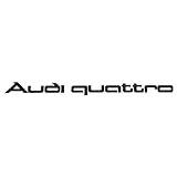 1991 audi coupe quattro s2 Audi Teilenummer: A16-2271 Audi A16-2271 Aufkleber Audi Quattro Logo Frontscheibe Schriftzug Dekorfolie, schwarz