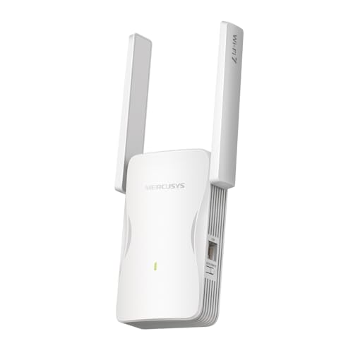 Mercusys ME25BE WiFi Repeater, Powerful BE3600 Dual-Band 3.6Gbps Amplifier, Gigabit Ethernet Port, EasyMesh, Compatible with Internet Boxes, Enjoy Without...