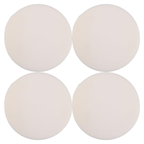 ULTECHNOVO Inserto de Almohada de Espuma Redondo 34 CM Diámetro X 2 CM Grosor, Acolchado para Asiento de Silla de Comedor y Soporte para Personas Mayores, 4 Piezas Seguro