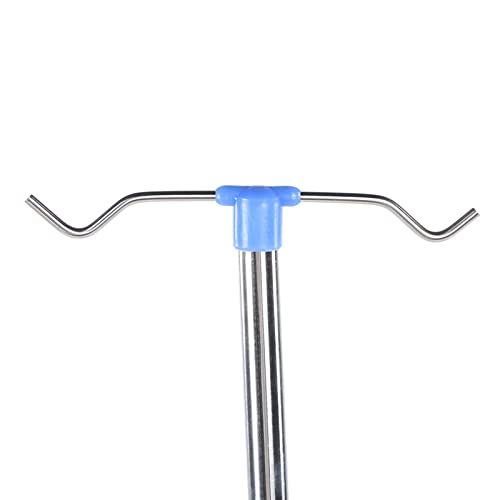 Suporte de Gotejamento de Pólo Iv, Suporte de Aço Inoxidável, Base de tripé de Plástico, Display par