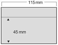 SAFE 7461 Klemm-Einsteckkarte weiß