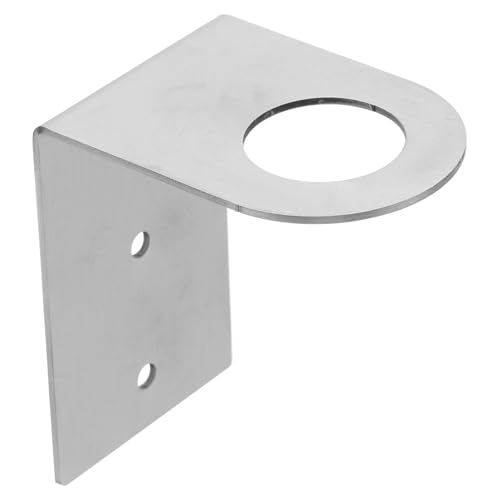 DOITOOL Soporte Adhesivo de Pared para Dispensador de Jabón Líquido de Acero Inoxidable 304 Cepillado Soporte Metálico sin Taladro para Botellas de Gel de Ducha Accesorio Práctico para