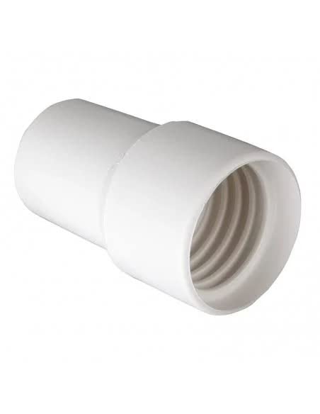 Mugar-VARIOS PRODUCTOS PISCINAS. Mangueras de 32 y 38mm, Limpiafondos palometa y clip, recoge hojas Mangos, terminales para Mantenimiento Piscinas (Terminal de manguera 38mm)