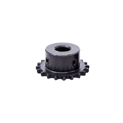 Bevel Gear Pinion Hardware Mechanical 25Teeth 04C Chain Gear 45# Steel Industrial Sprocket Wheel 6/8/10/12/12.7/14/15mm to 20mm Motor Chain Drive Sprocket(14mm Bore)