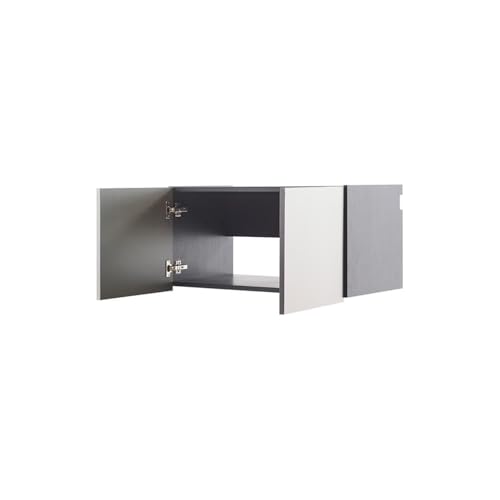 Image of Maykoosh Wall Mounted Storage Cabinet with Doors & Shelves Garage & Home Organization Wood /32x16x16 Cabinet