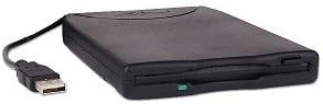 BYTECC BT-144 Slim Black USB External Floppy Disk Drive, Plug & Play, USB Powered