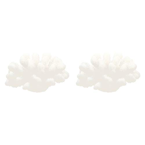 POPETPOP 2Pcs Resina Artificial Coral Decoração Subaquática Mar Plantas Plantas de Aquário Decoração