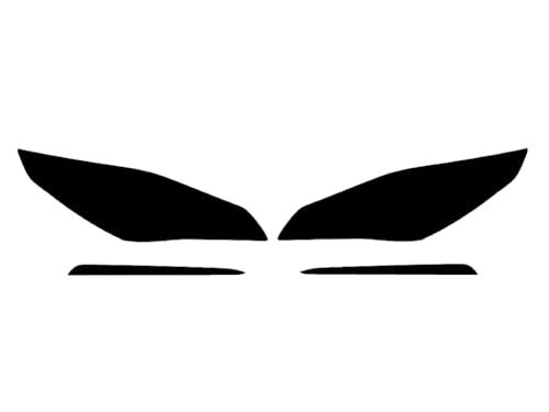 Rvinyl Headlight Tint Covers Compatible with Hyundai Sonata 2015-2017 - Smoke