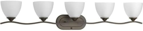Progress Lighting Laird 5-Light Bath Vanity Light, Antique Bronze image 5