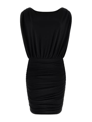 Guess Womens Sleeveless Patrice Dress, Jet Black, Small