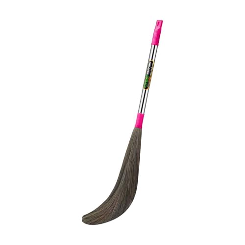 Image of BBT Phool Jhadu | Natural Grass Broom Stick for Home Cleaning | Eco-Friendly Long Handle Jhadu | Anti Dust, Lightweight & Durable Pack of- (1, NO-1)