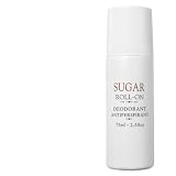 Sugar Roll-On Antitranspirant, alkoholfrei, anhaltende Schweiß- und Körpergeruchskontrolle, 75 ml, für gereizte Haut nach der Rasur, Unisex-Körperdeodorant