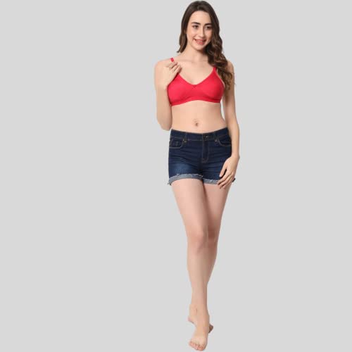 Image of Be-Wild Full Coverage Non Padded Backless Transparent Strap Bra for Women and Girls /Ladies /Black /Cotton /Casual /t-Shirts /Everyday /Regular /Bras