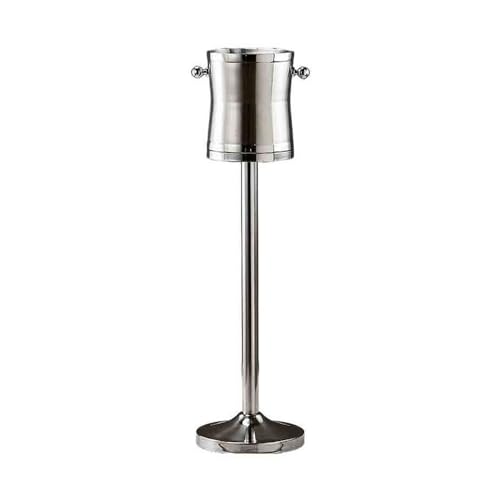 Cubiteras cubo de vino de acero inoxidable con soporte para hielo y champán 2
