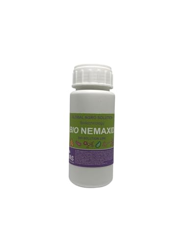 Global Agro Solution BIO NEMAXID – Organischer Mikrobendünger mit Purpureocillium lilacinum & Glomus spp. – Für gesunde Böden, starke Wurzeln & Nematodenreduktion – 100 ml Flüssigdünger