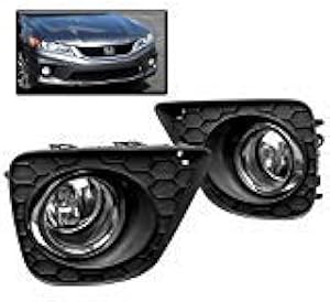 ZMAUTOPARTS Bumper Driving Fog Lights Lamp Chrome For 2013-2015 Honda Accord Coupe
