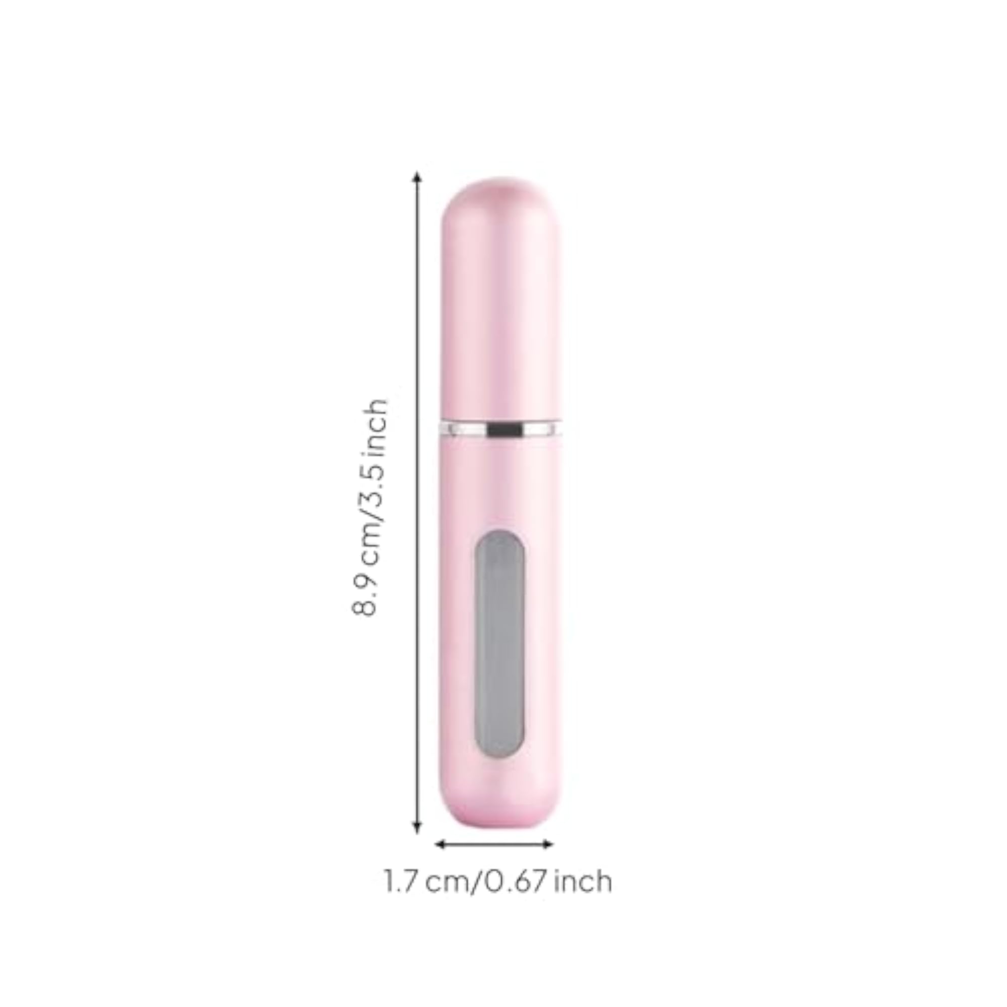 Perfume Atomizer, Refillable Spray Bottle, Matte Pink