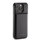 ZAGG mophie Juice Pack - Batera externa para Apple iPhone 15/15 Pro / 15 Pro Max, 2000 mAh, carga rpida, reproduccin de 44 horas, proteccin contra impactos, puerto USB-C, luz LED, delgado, negro