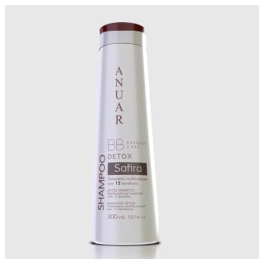 Shampoo Detox Safira - BB Express - Anuar - 300ml