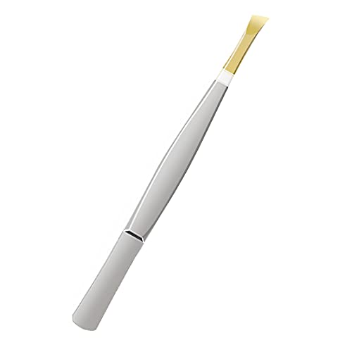 zoerbufan Pinzette für Augenbrauen Edelstahl, Augenbrauenpinzette zur Haarentfernung, für Zupfen von Augenbrauen, Barthaaren oder kleinen Härchen für Damen und Herren Cover